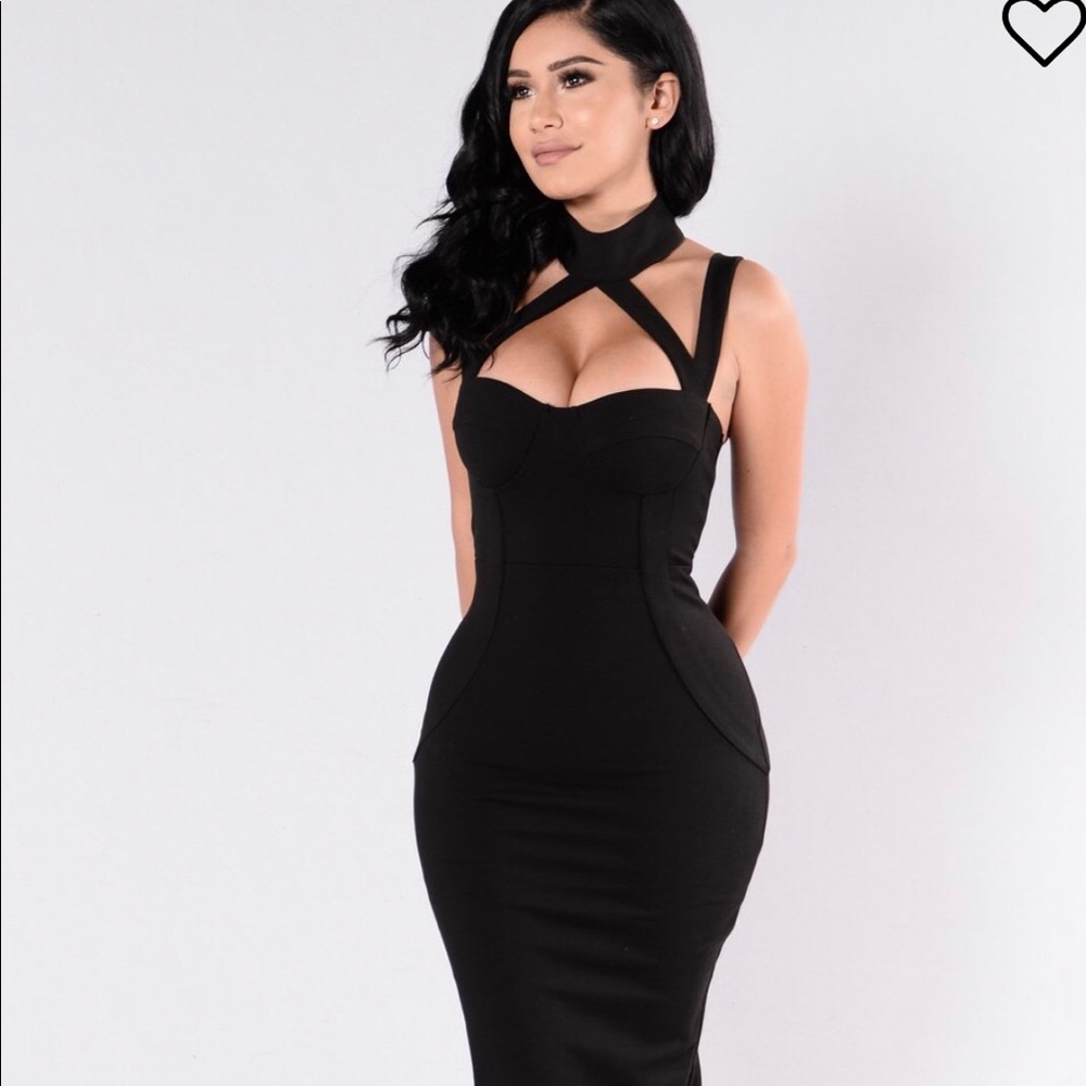 New fashion nova black dress